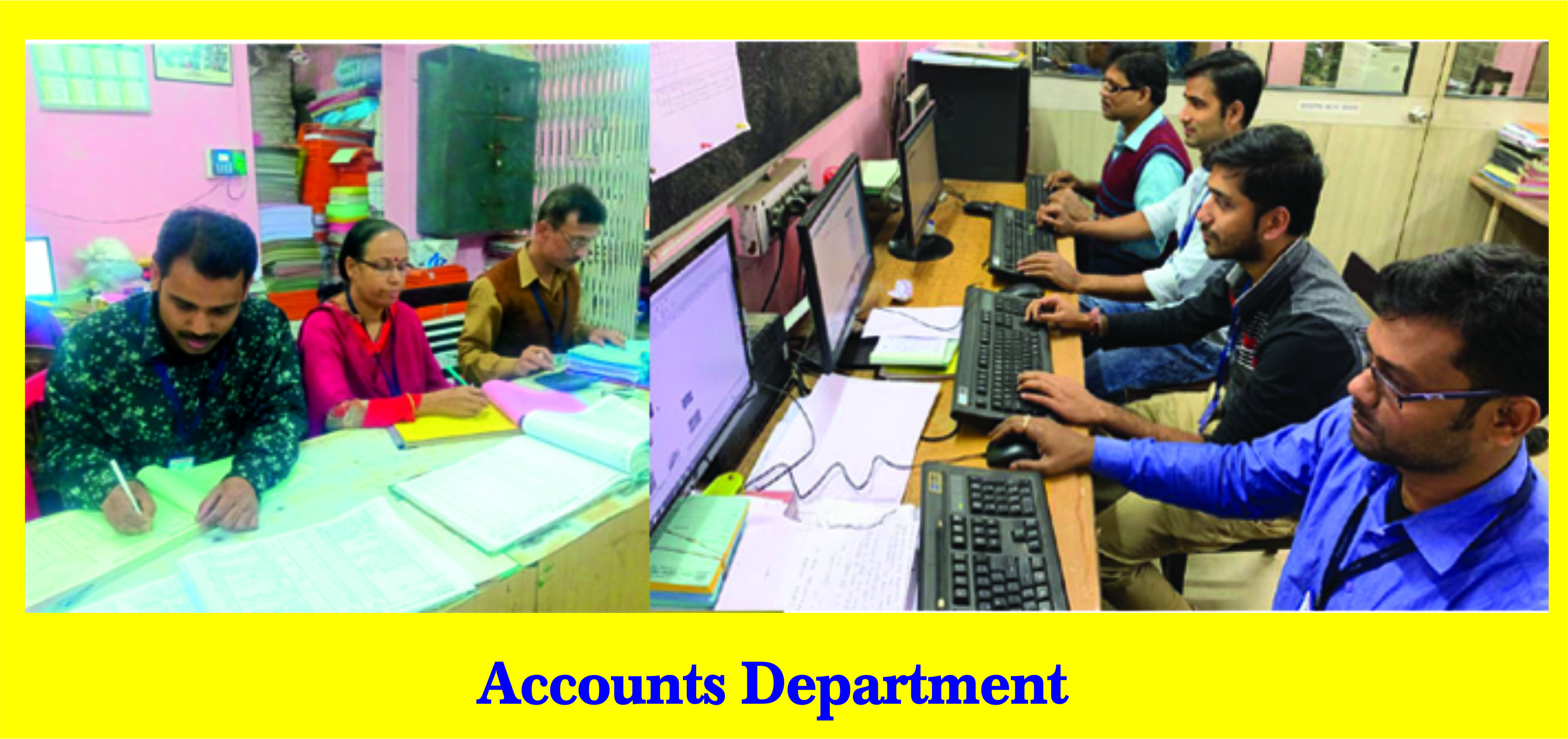 Accounts department
