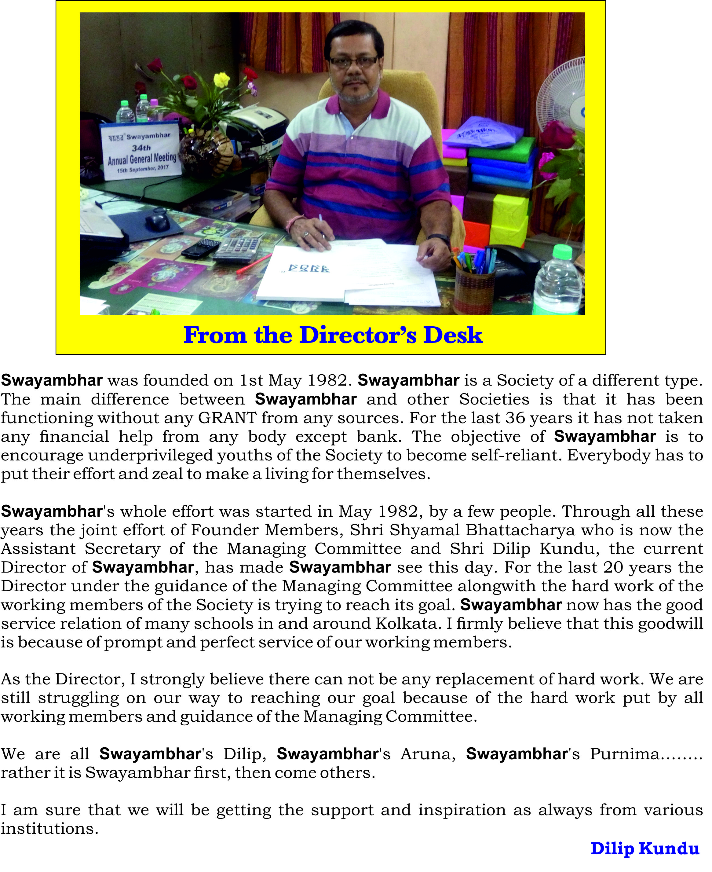 Director desk