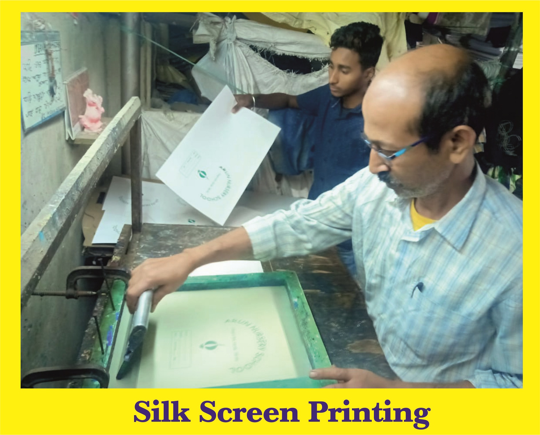 Slik screen printing